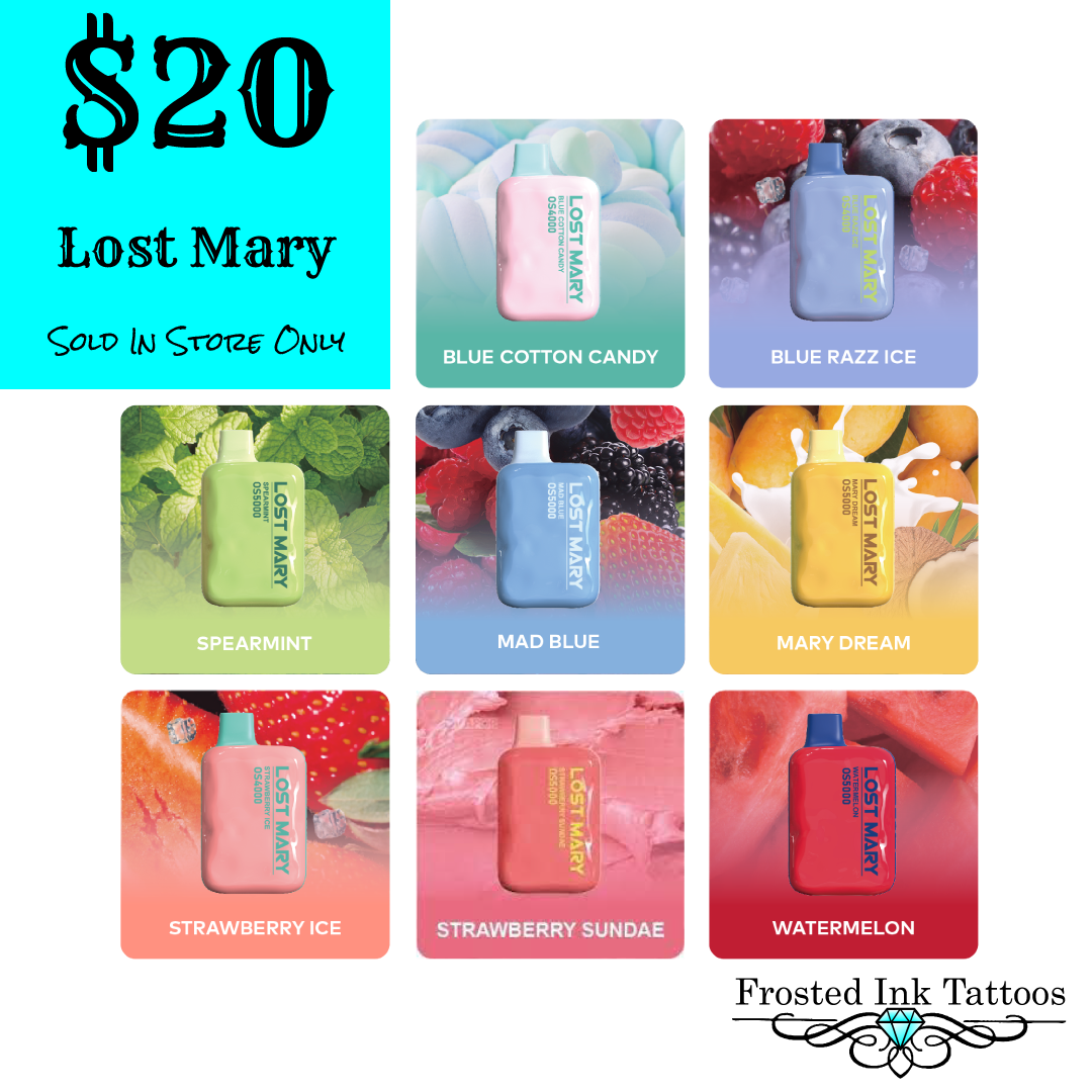 Lost-Mary Vapes sold in store only